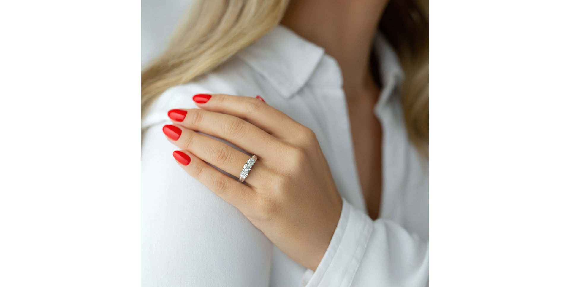 Prsteň s diamantmi Broadway Sky