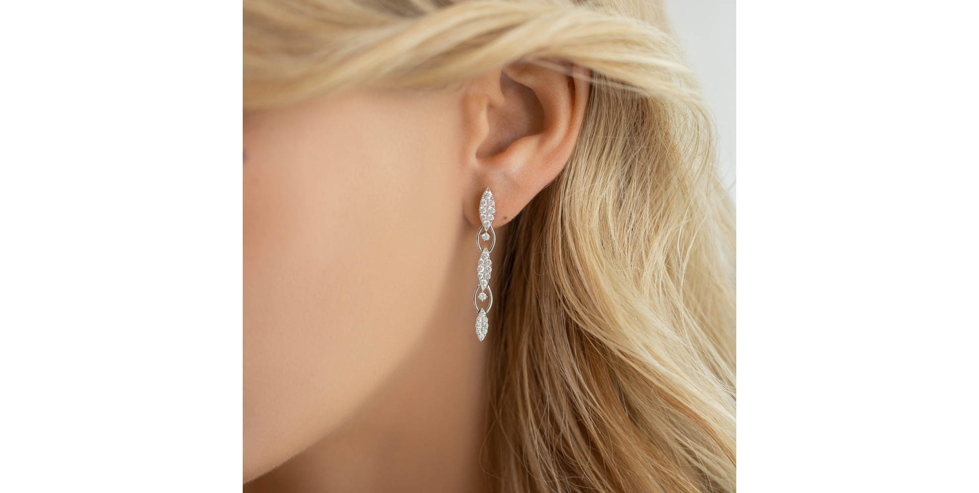 Náušnice s diamantmi Professional Angelou