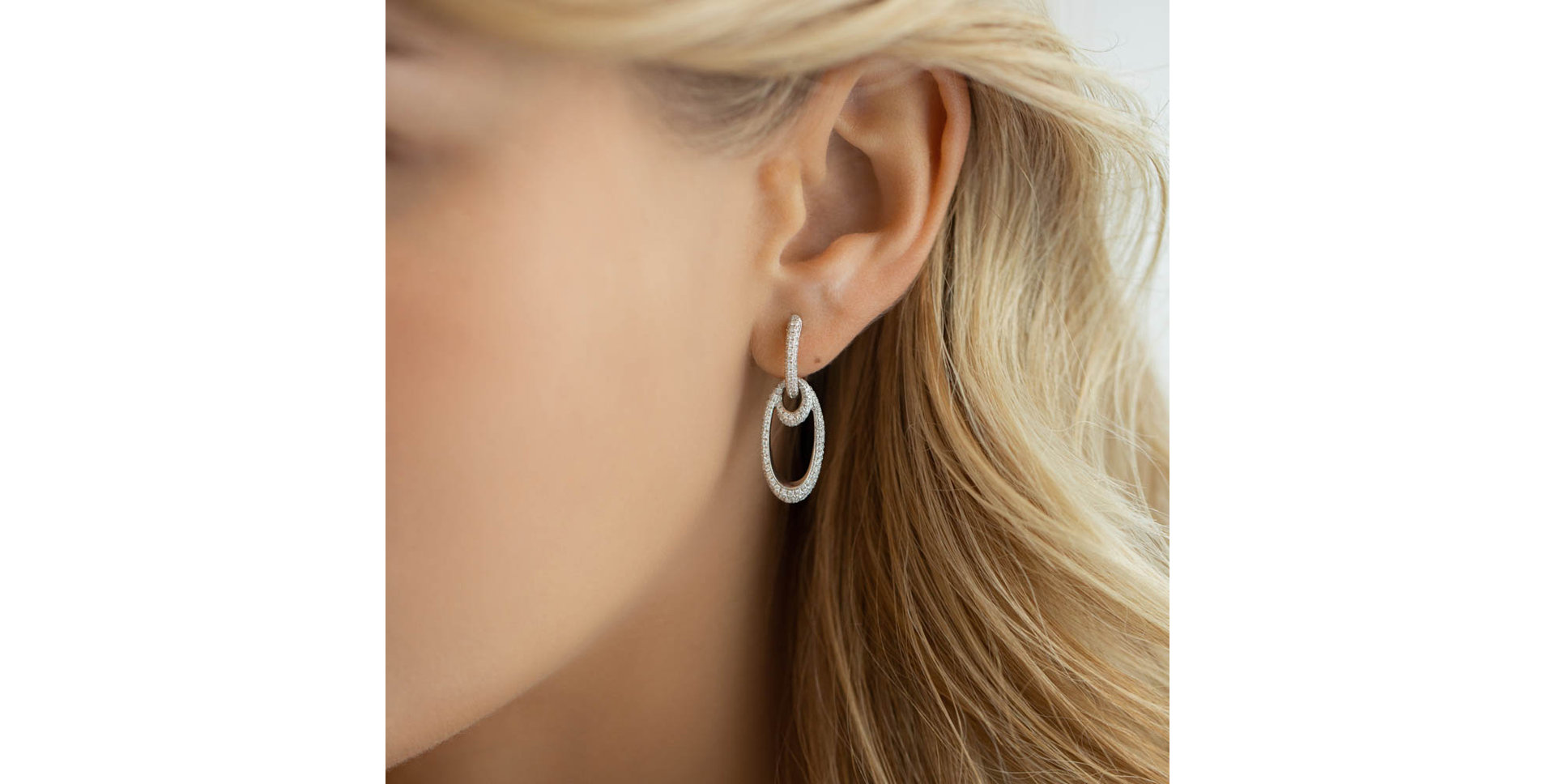 Náušnice s diamantmi Enjoyable Week