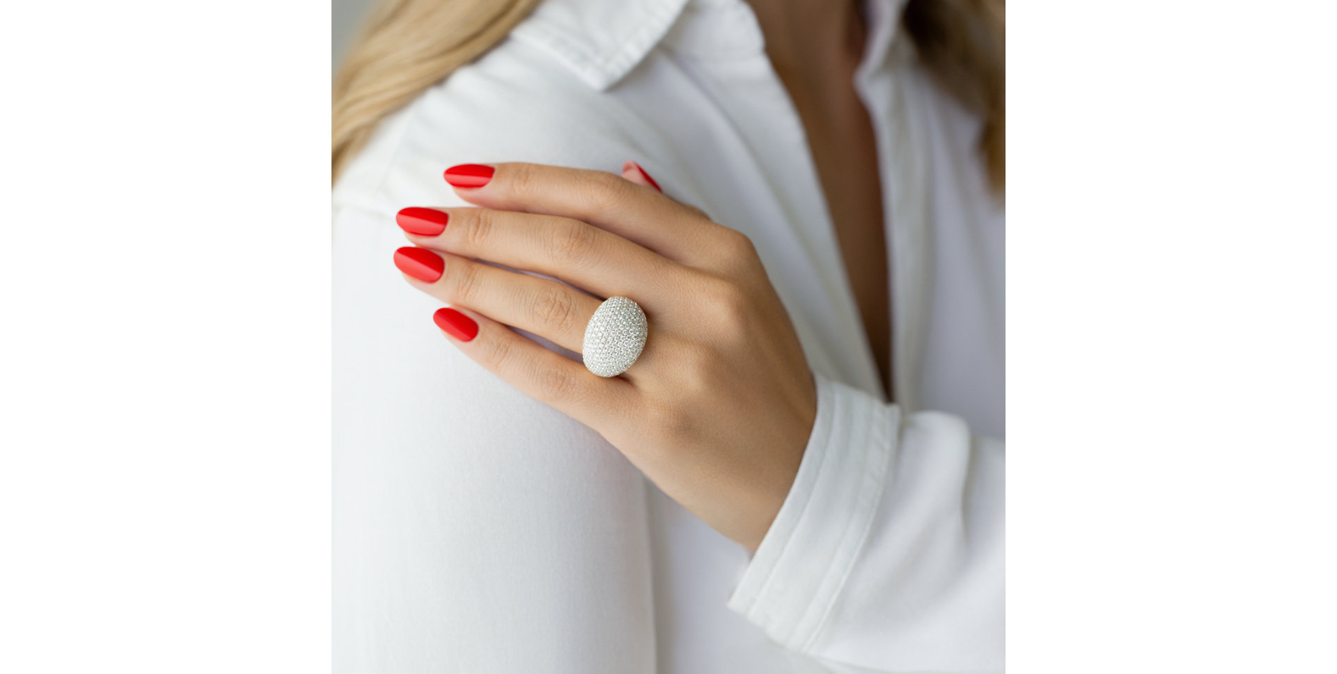 Prsteň s diamantmi Andela