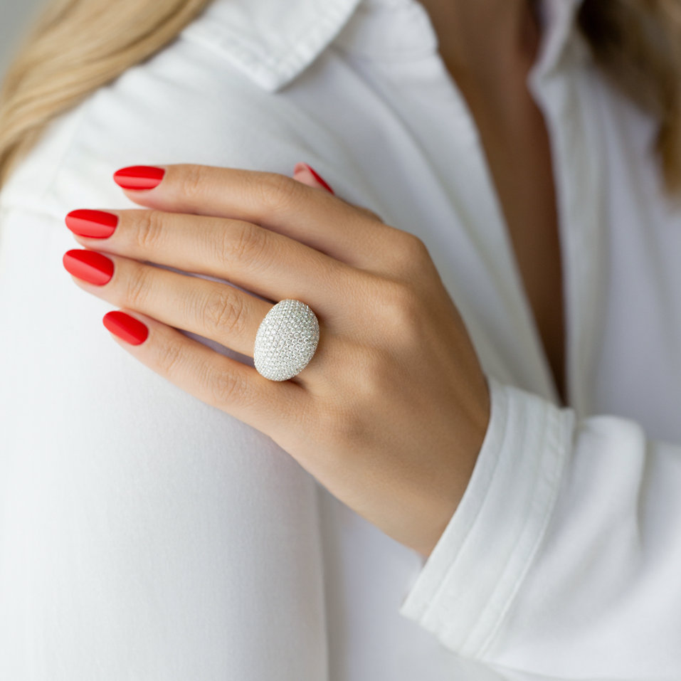 Prsteň s diamantmi Andela