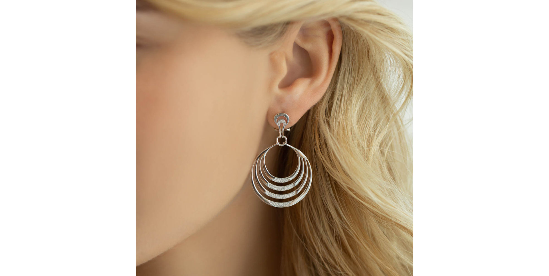 Náušnice s diamantmi Exclusive Moment