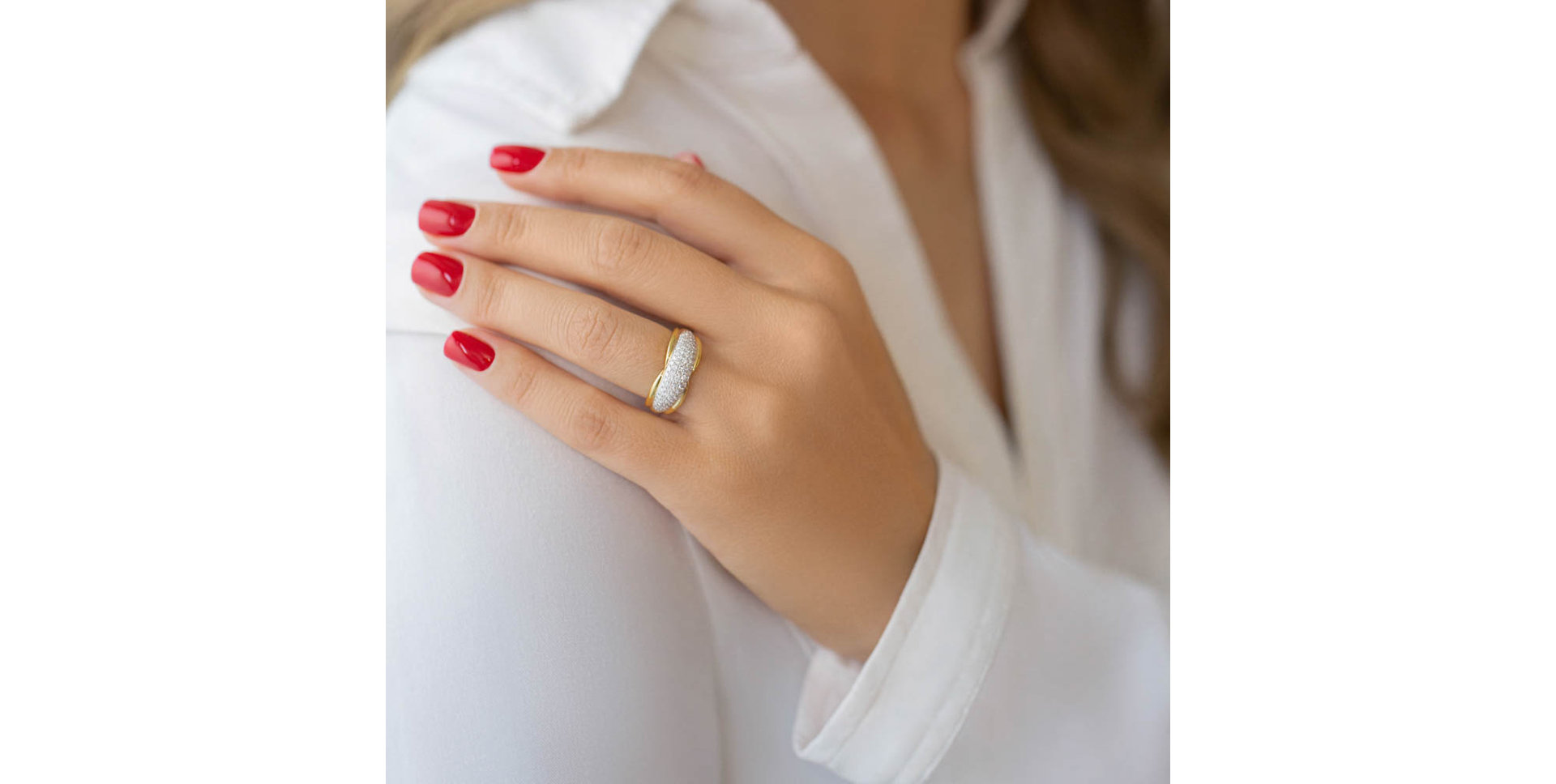 Prsteň s diamantmi Char