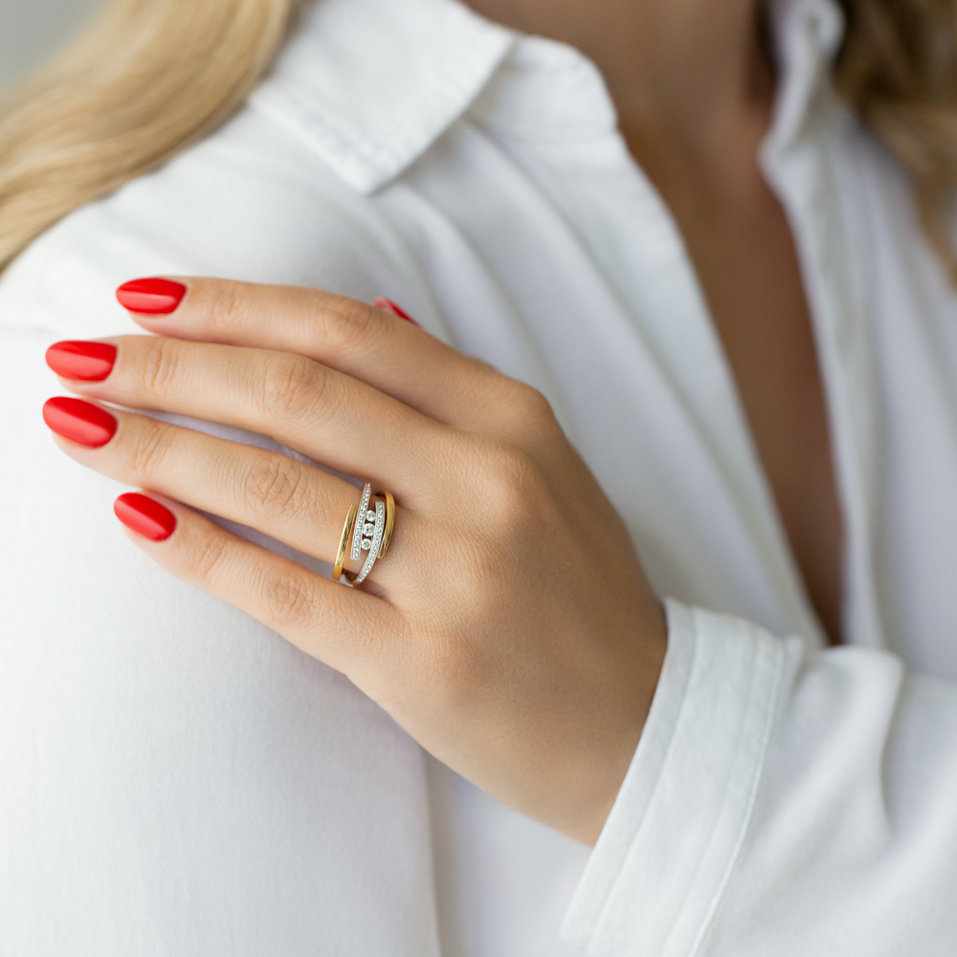 Prsteň s diamantmi Capture Attention