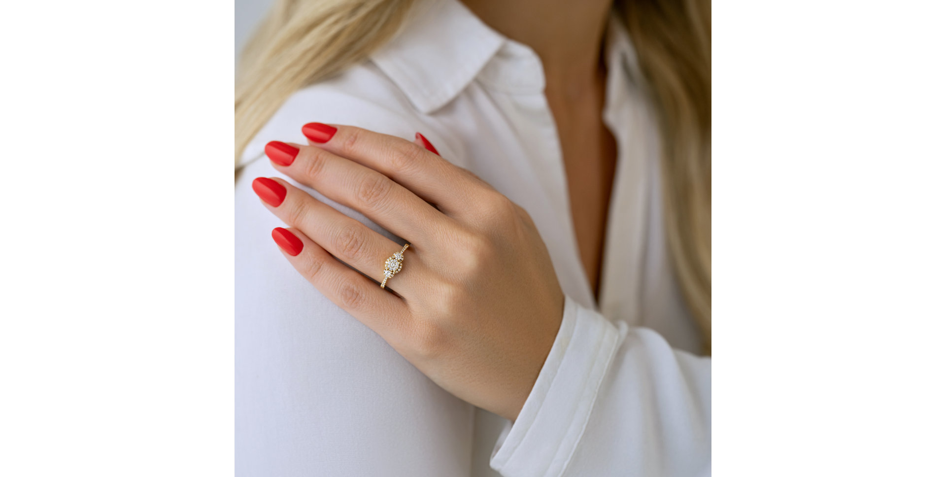 Prsteň s diamantmi Siffre