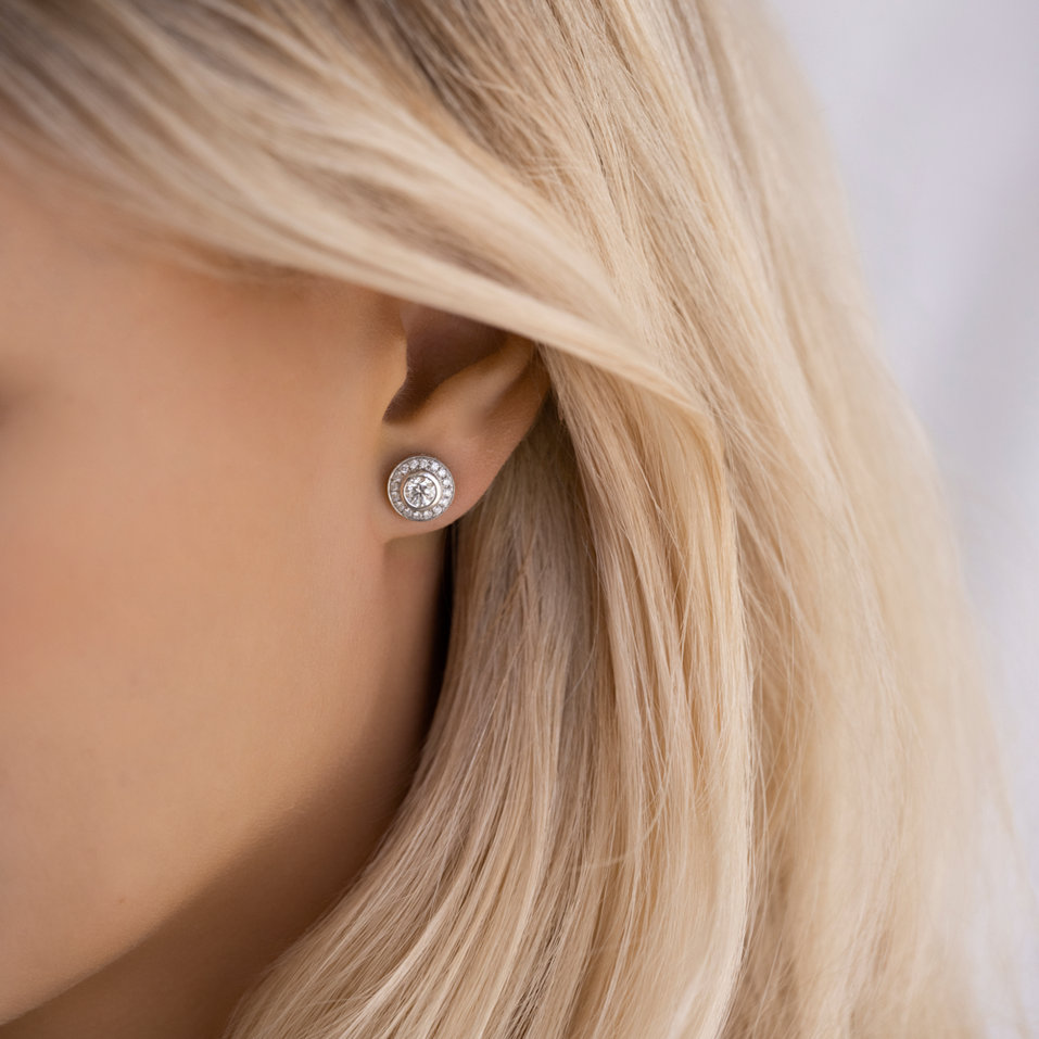 Náušnice s diamantmi Luisa