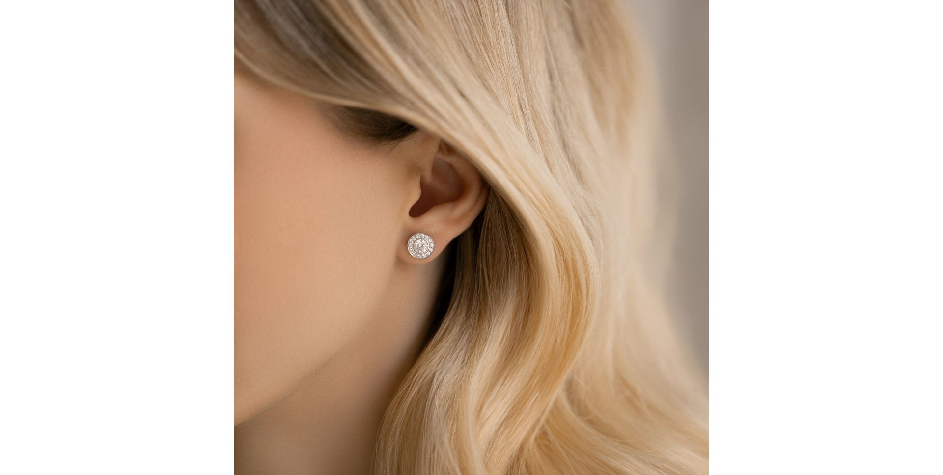 Náušnice s diamantmi Shiny Delight