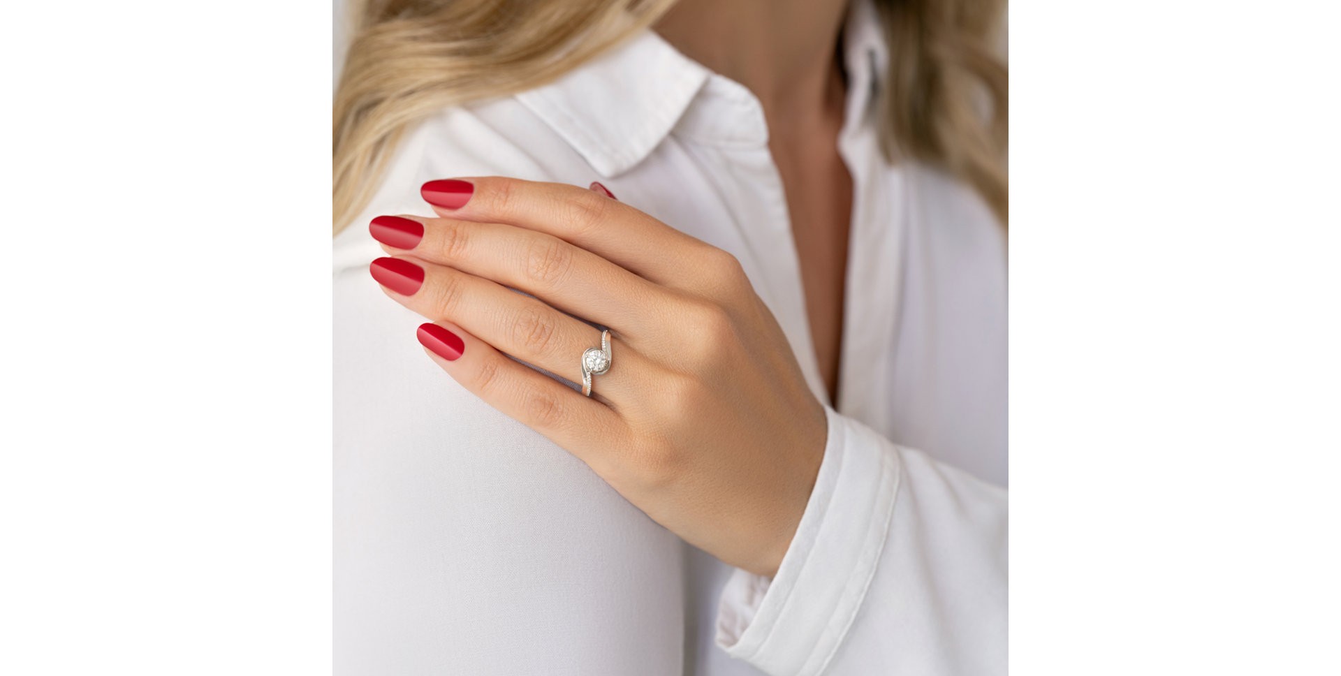 Prsteň s diamantmi Lovetta