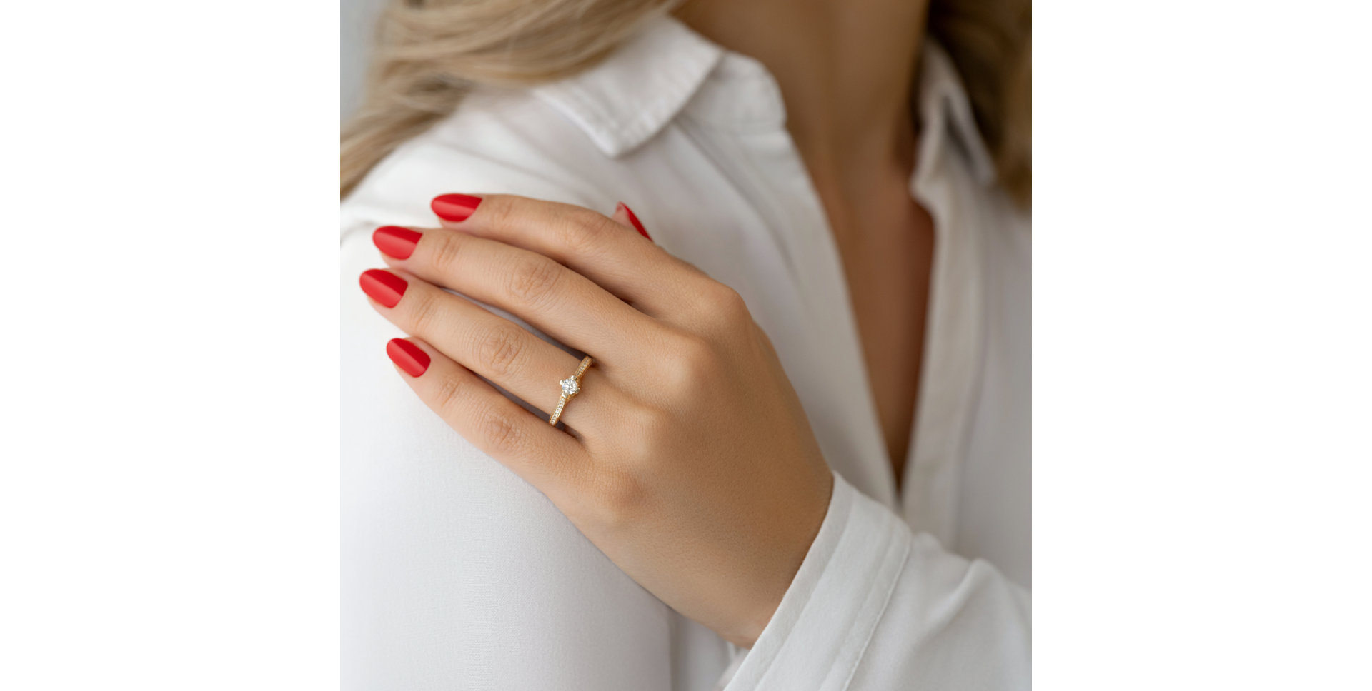 Prsteň s diamantmi Maryse