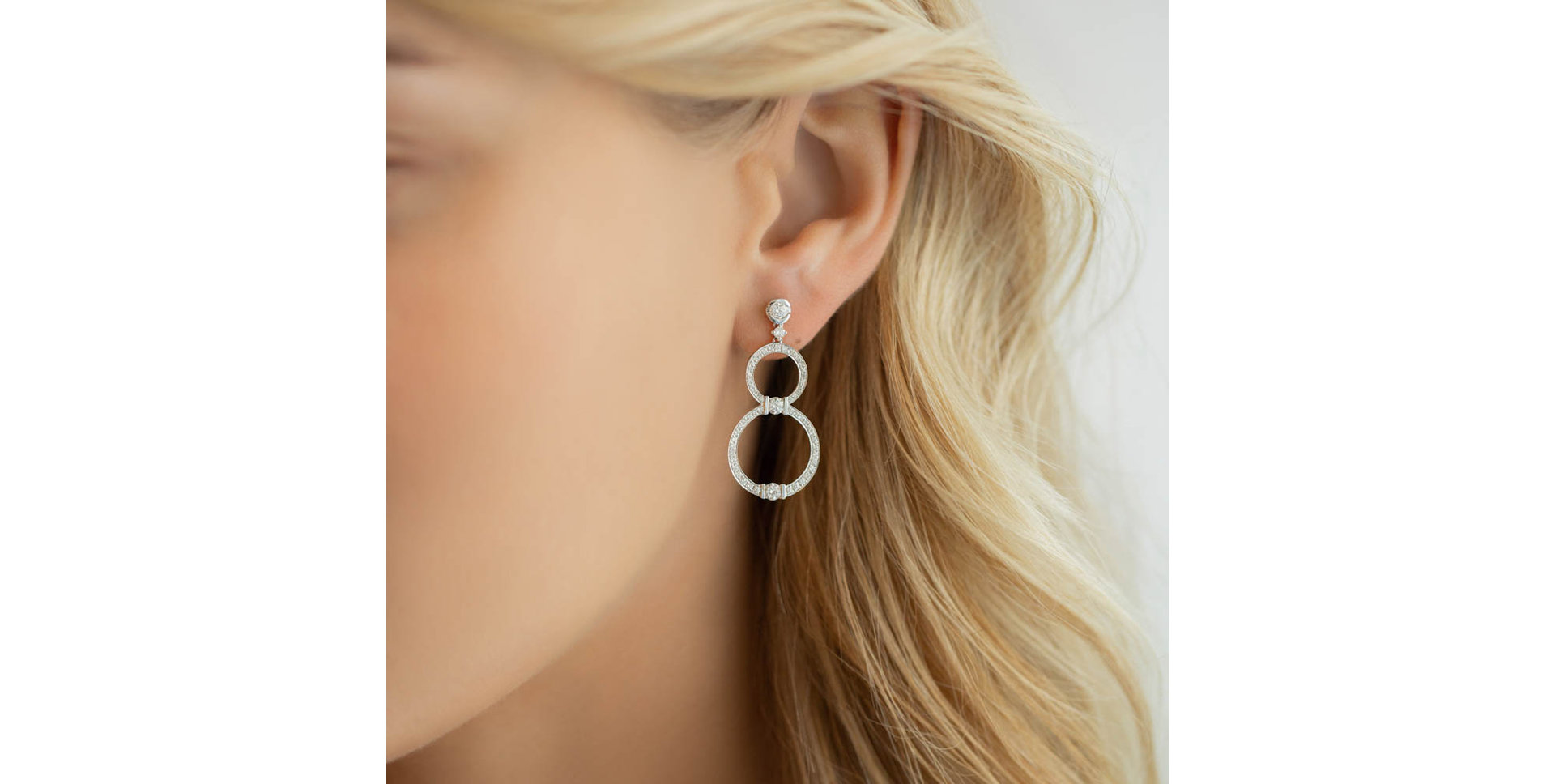 Náušnice s diamantmi Heaven Sparkle