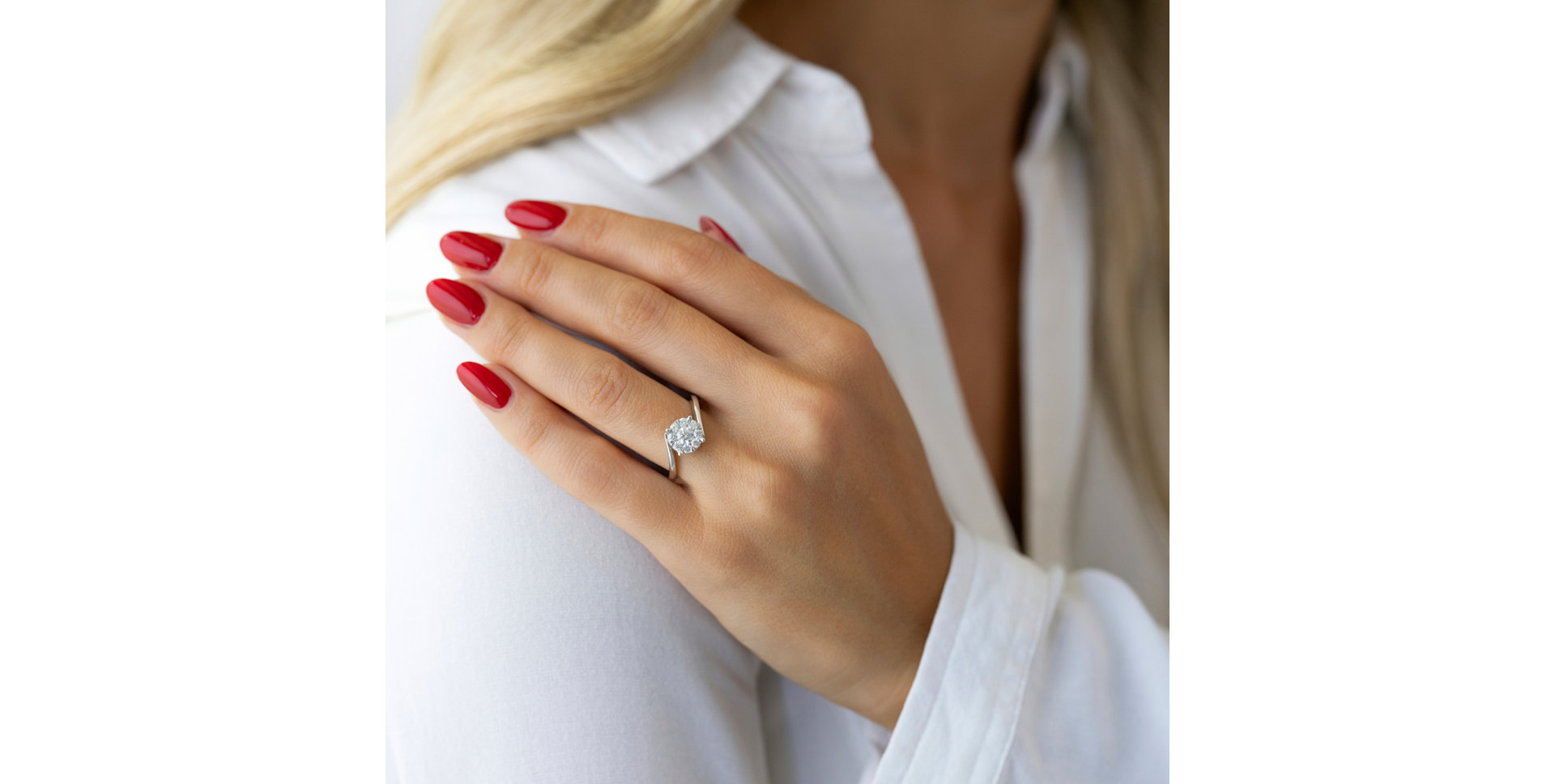 Prsteň s diamantmi Heavenly Spiral