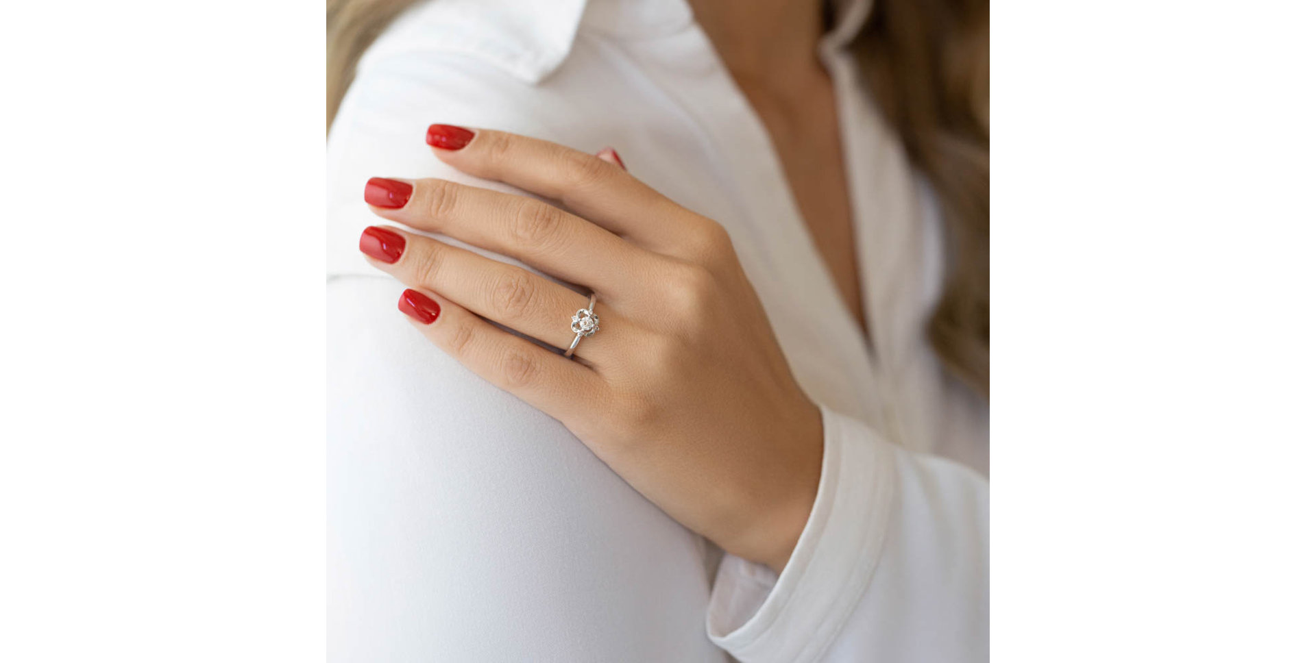 Prsteň s diamantmi Alea