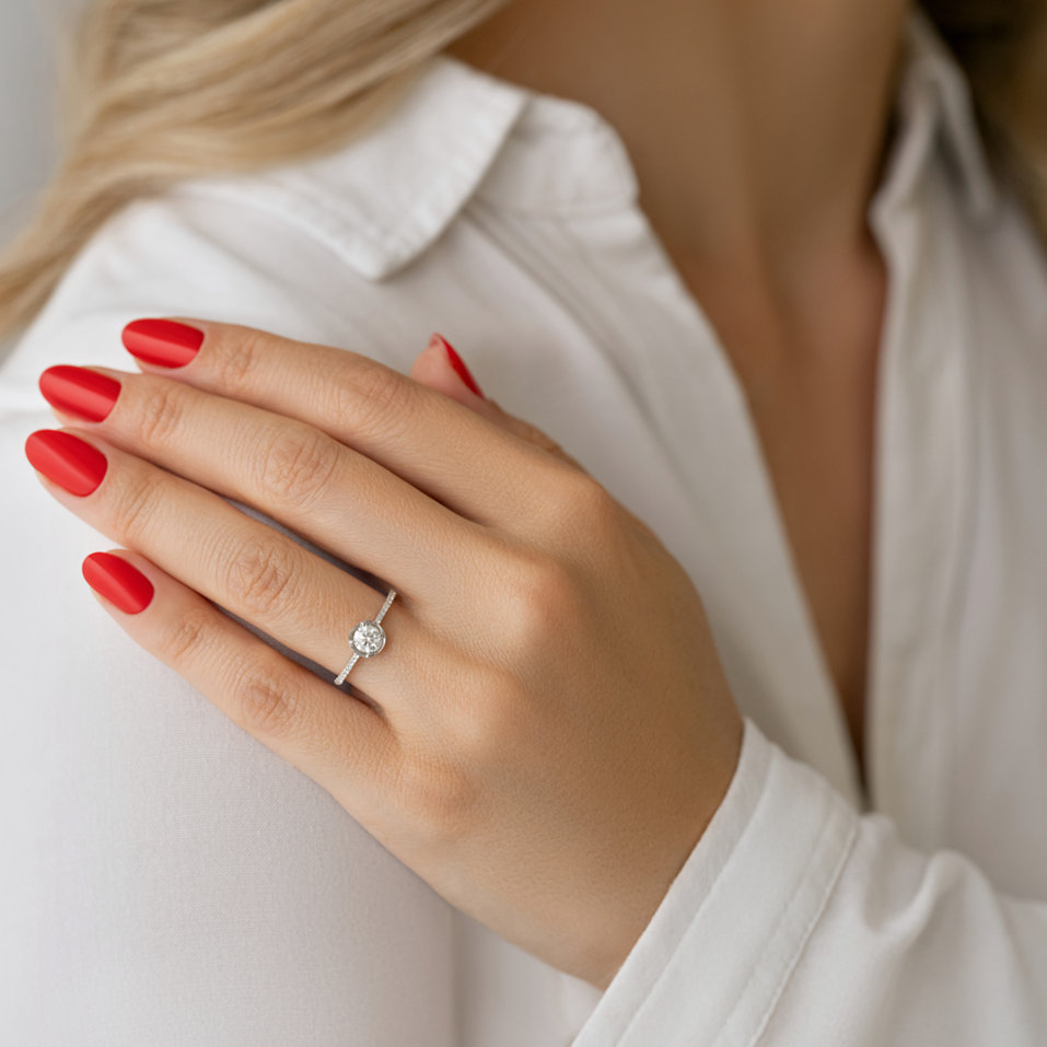 Prsteň s diamantmi Nareida