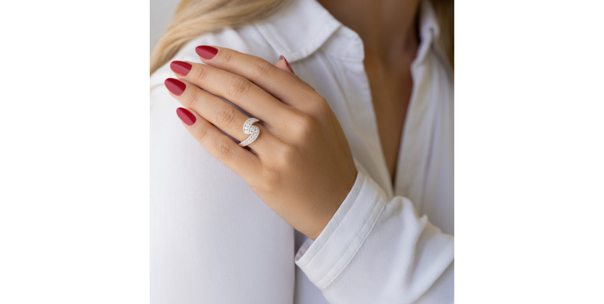 Prsteň s diamantmi Heaven's Jewel