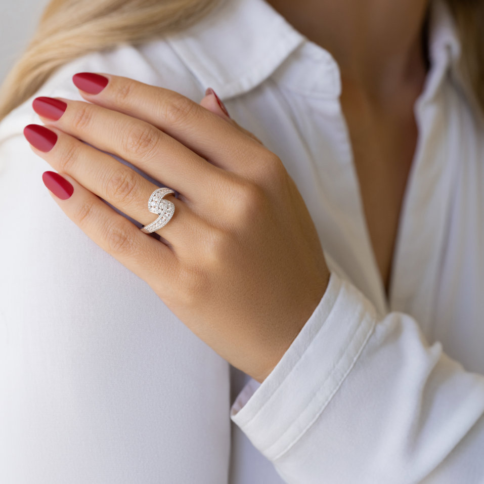 Prsteň s diamantmi Heaven's Jewel