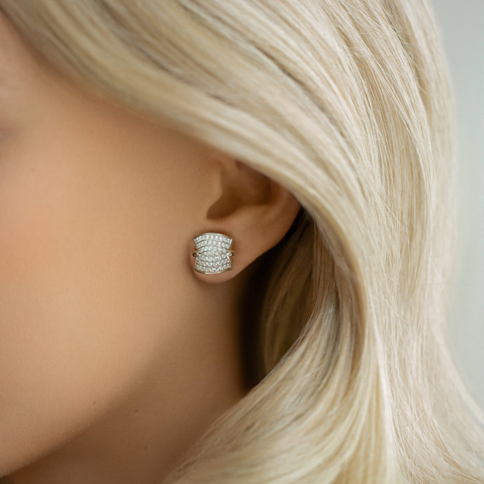 Náušnice s diamantmi Aria