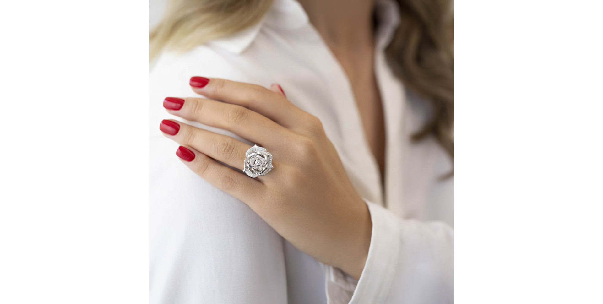 Prsteň s diamantmi Mystical Orchid