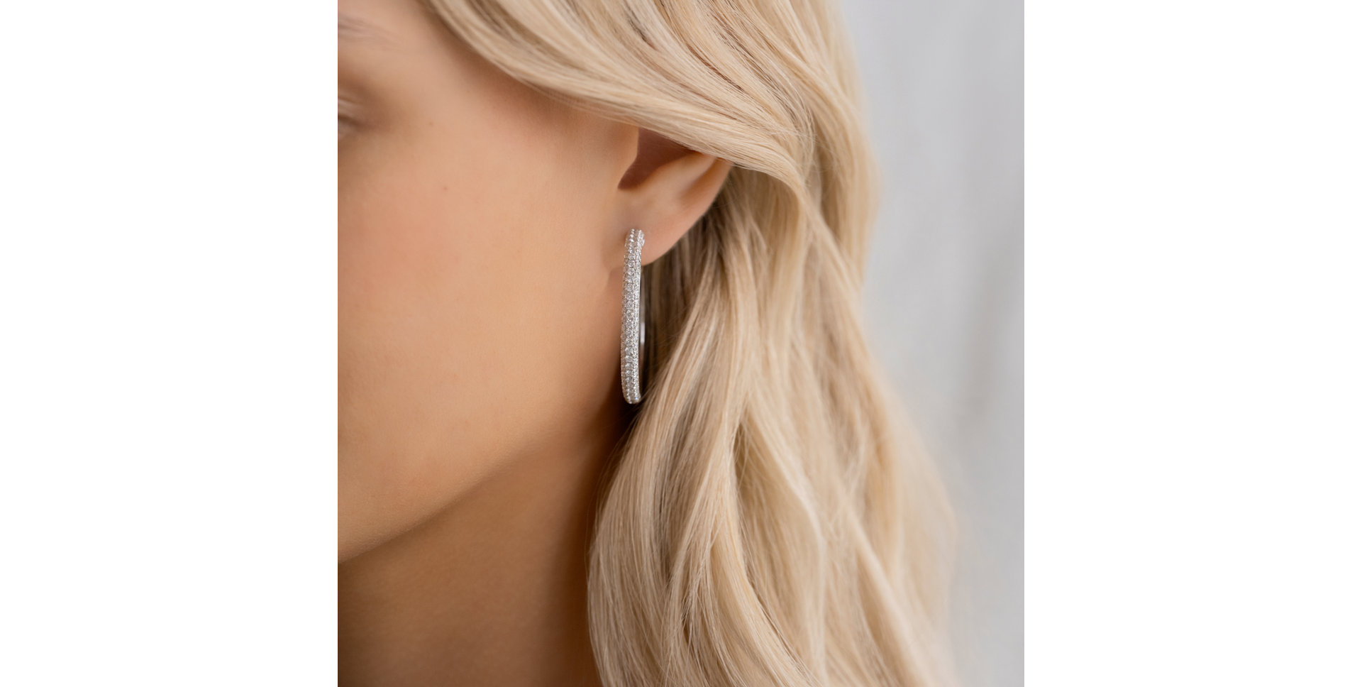 Náušnice s diamantmi Luxury Jewel