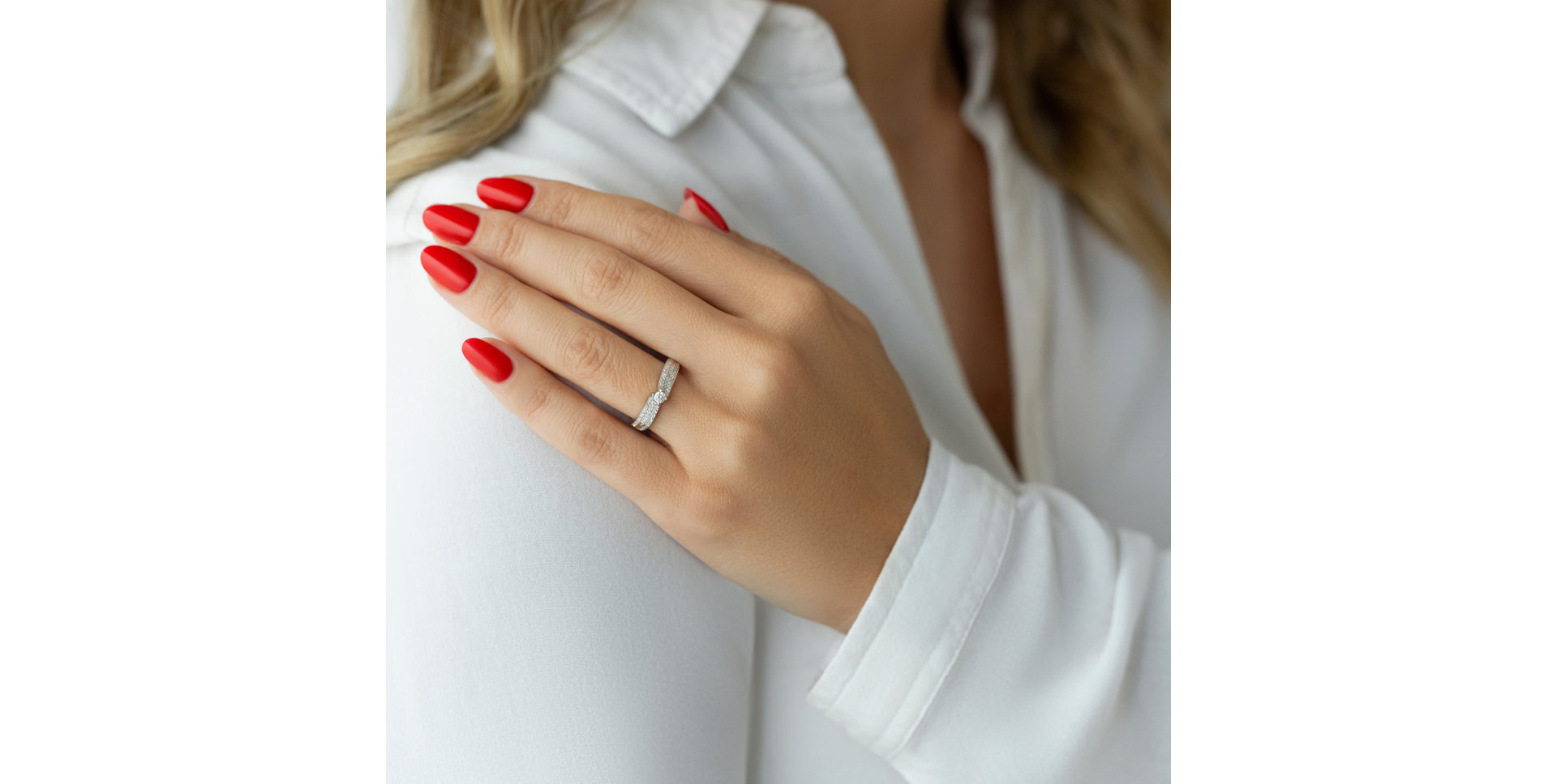 Prsteň s diamantmi First Class Love