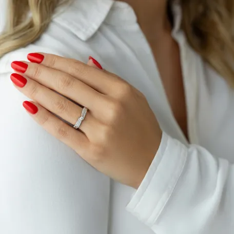 Prsteň s diamantmi First Class Love
