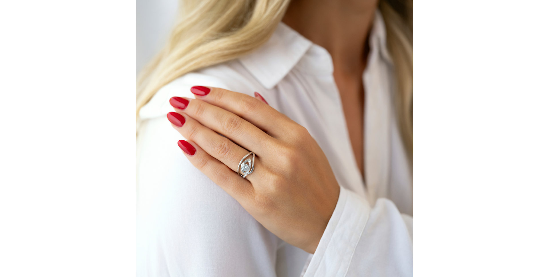 Prsteň s diamantmi Nielson Romance