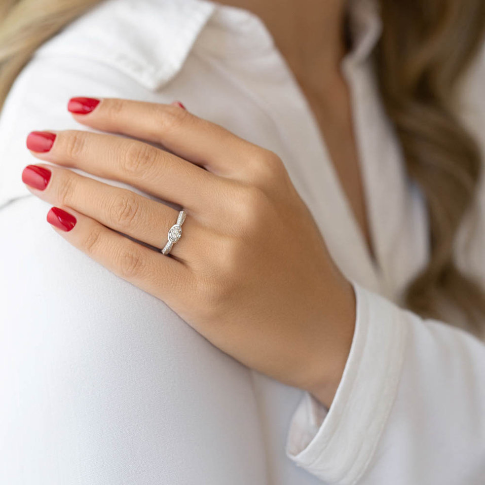 Prsteň s diamantmi Damien