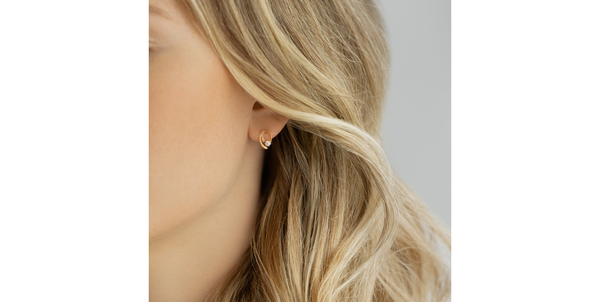 Náušnice s diamantmi Mellifluous Duet