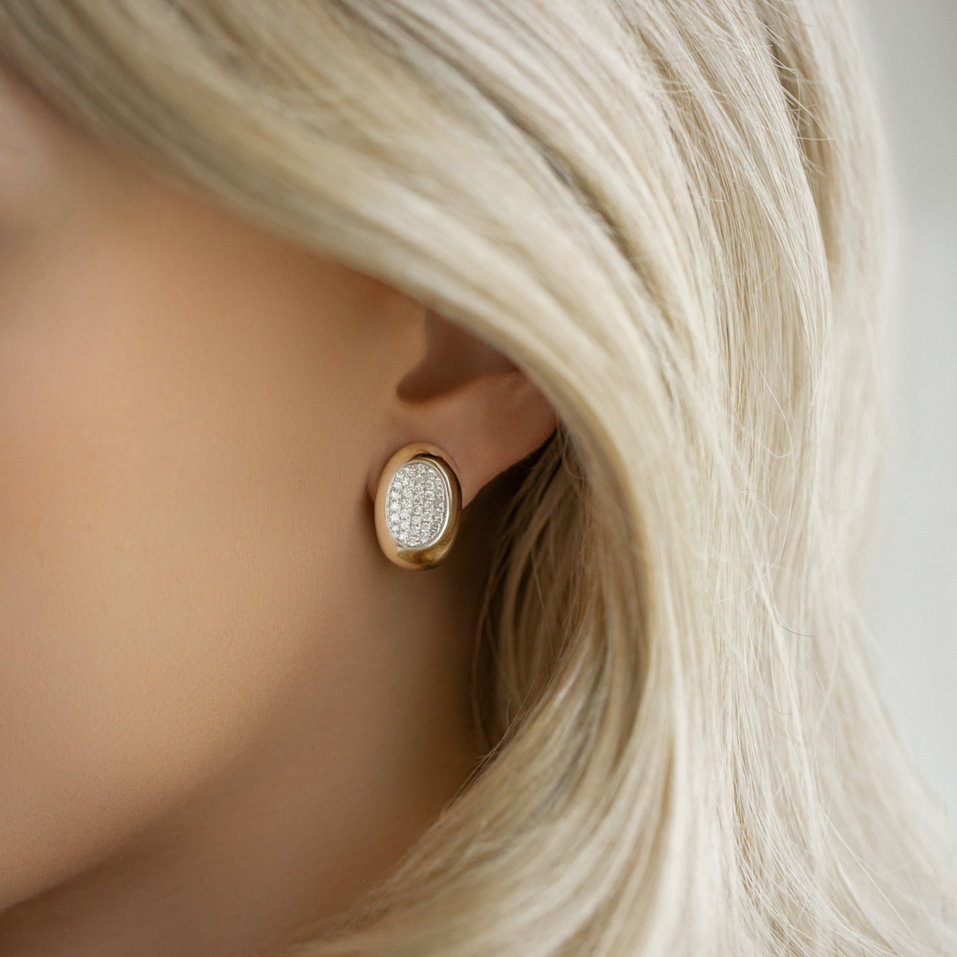 Náušnice s diamantmi Mirella