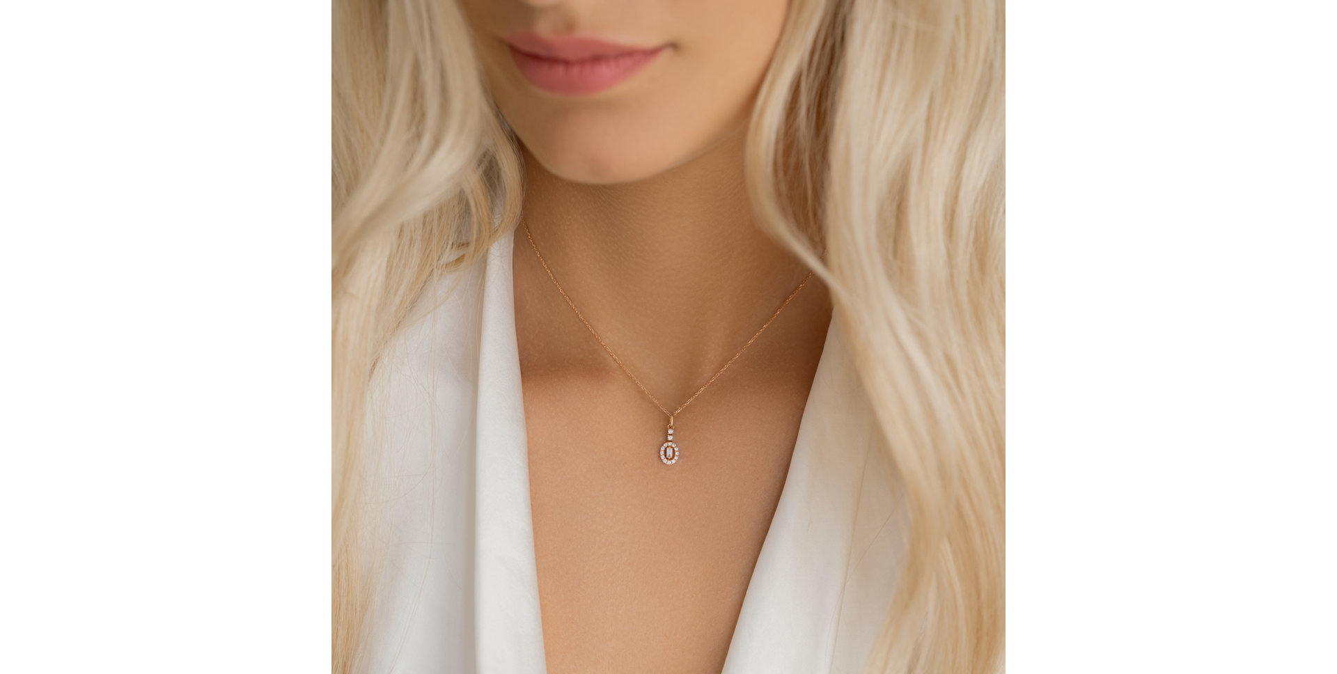 Přívěsok s diamantmi Ethereal Youth