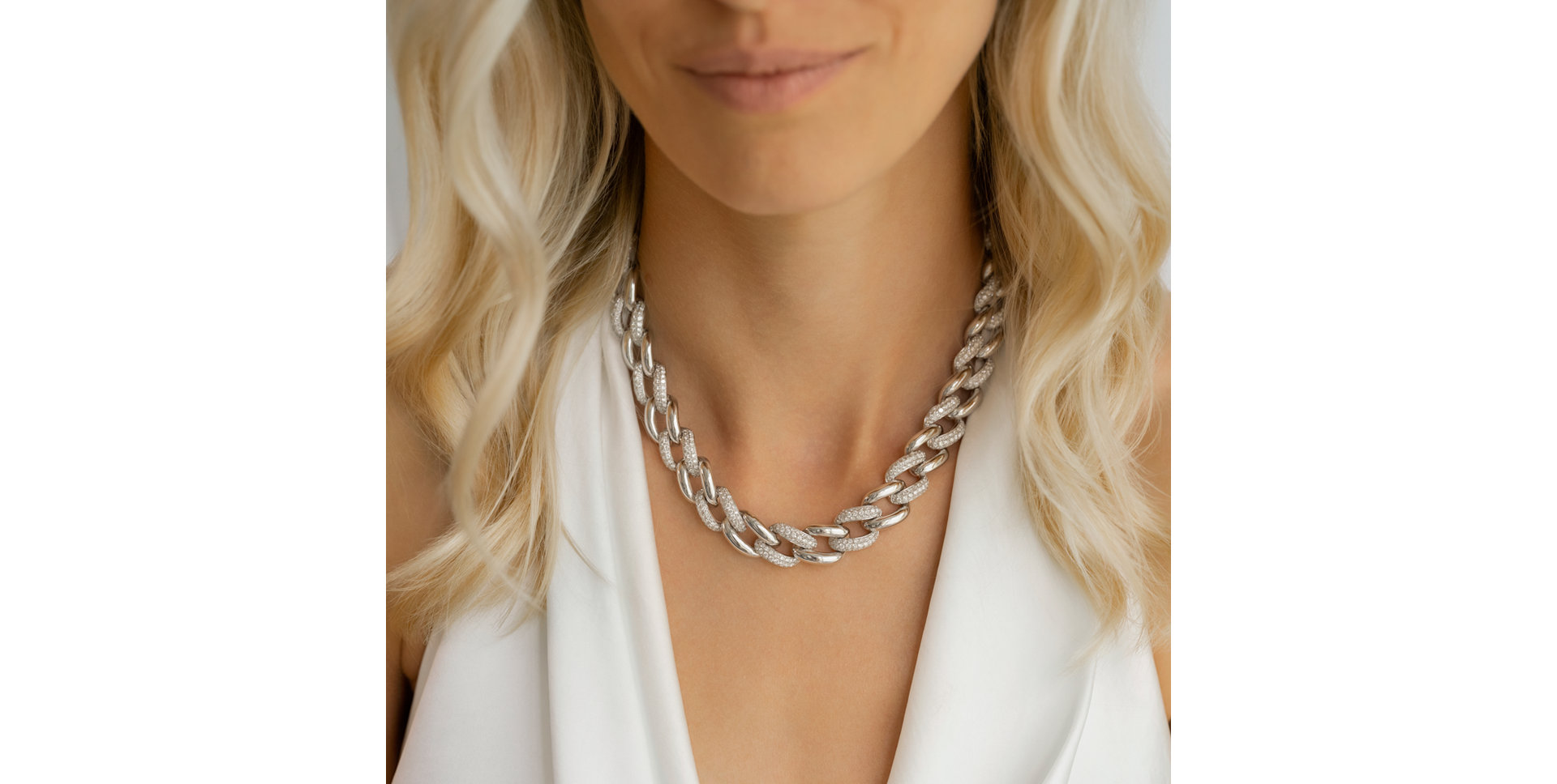 Náhrdelník s diamantmi Chain of Constellations