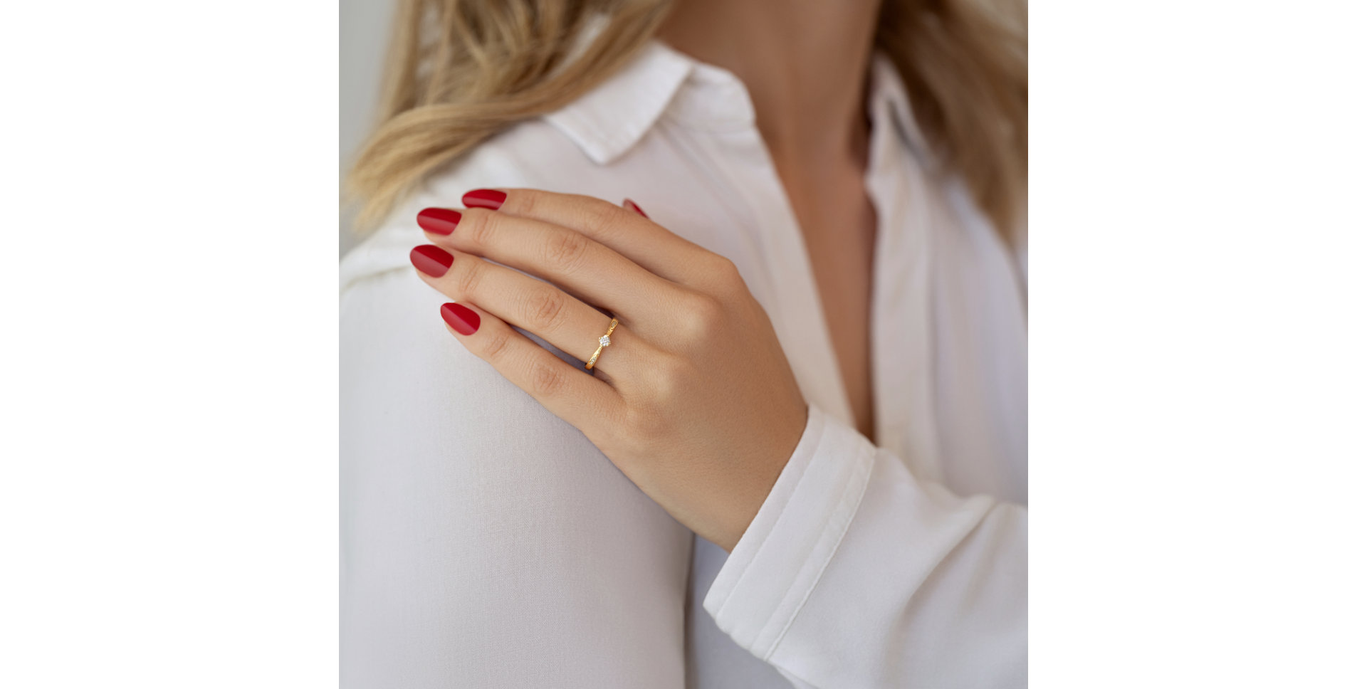 Prsteň s diamantmi Valeria