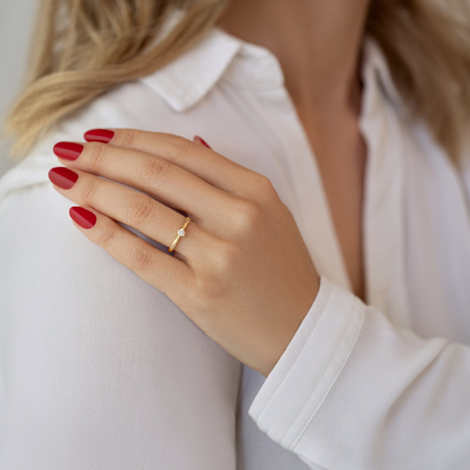 Prsteň s diamantmi Valeria