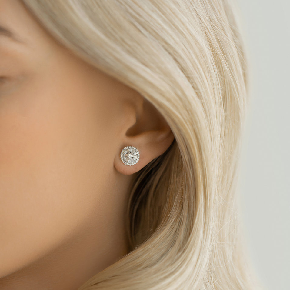 Náušnice s diamantmi Mildred