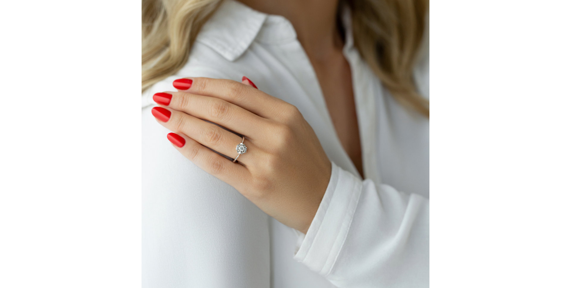 Prsteň s diamantmi Salvia