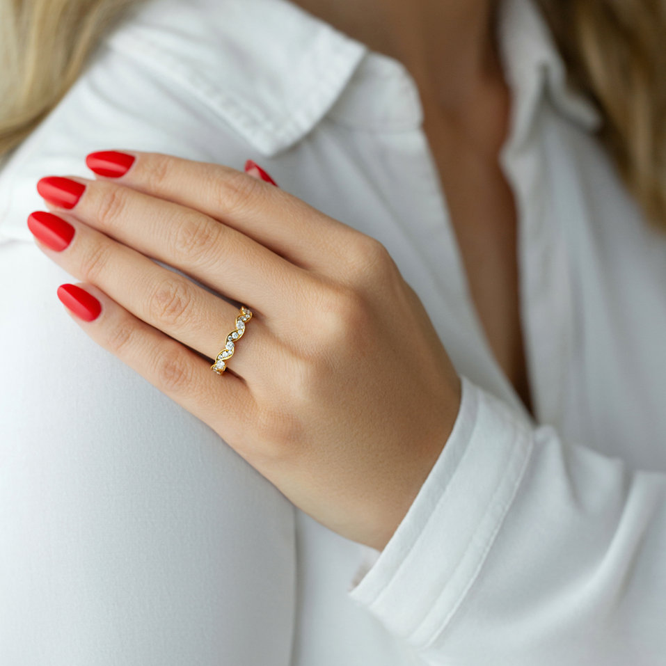 Prsteň s diamantmi Ferrisey