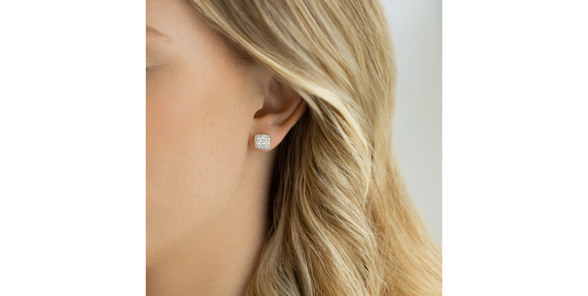 Náušnice s diamantmi Lena