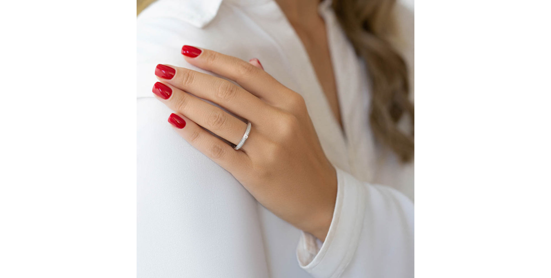 Prsteň s diamantmi Olympienne