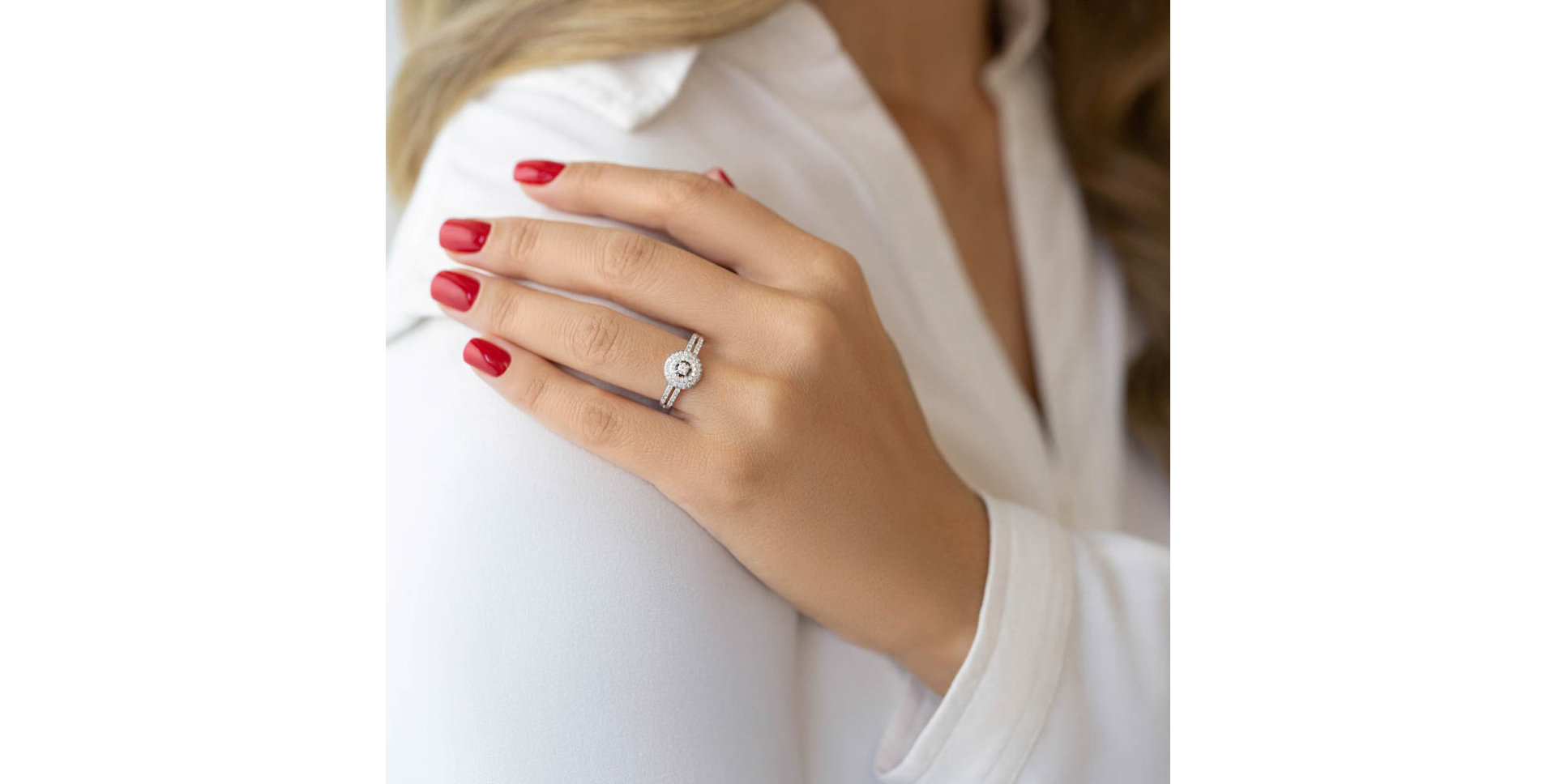 Prsteň s diamantmi Glamour Glow