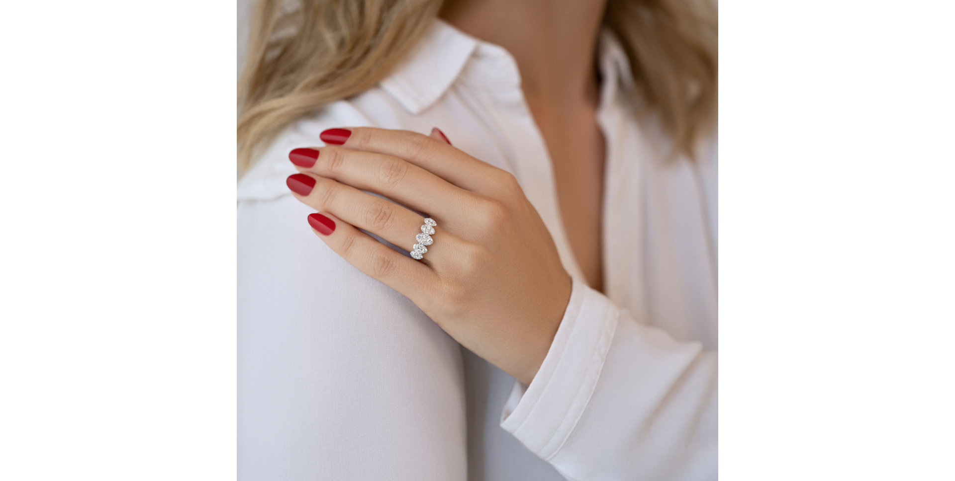 Prsteň s diamantmi Diamond Allegory