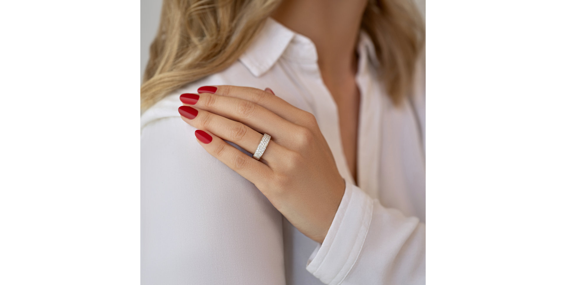 Prsteň s diamantmi Alcesta