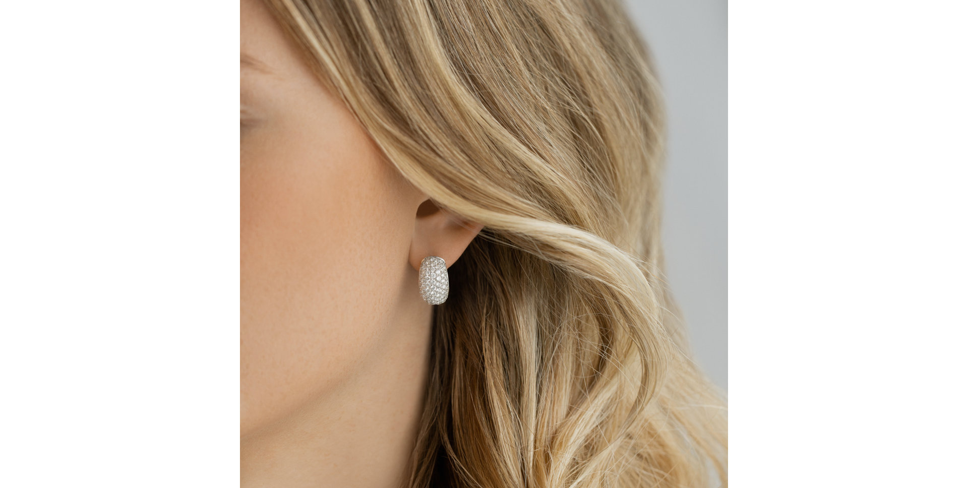 Náušnice s diamantmi Enormous Enthusiasm