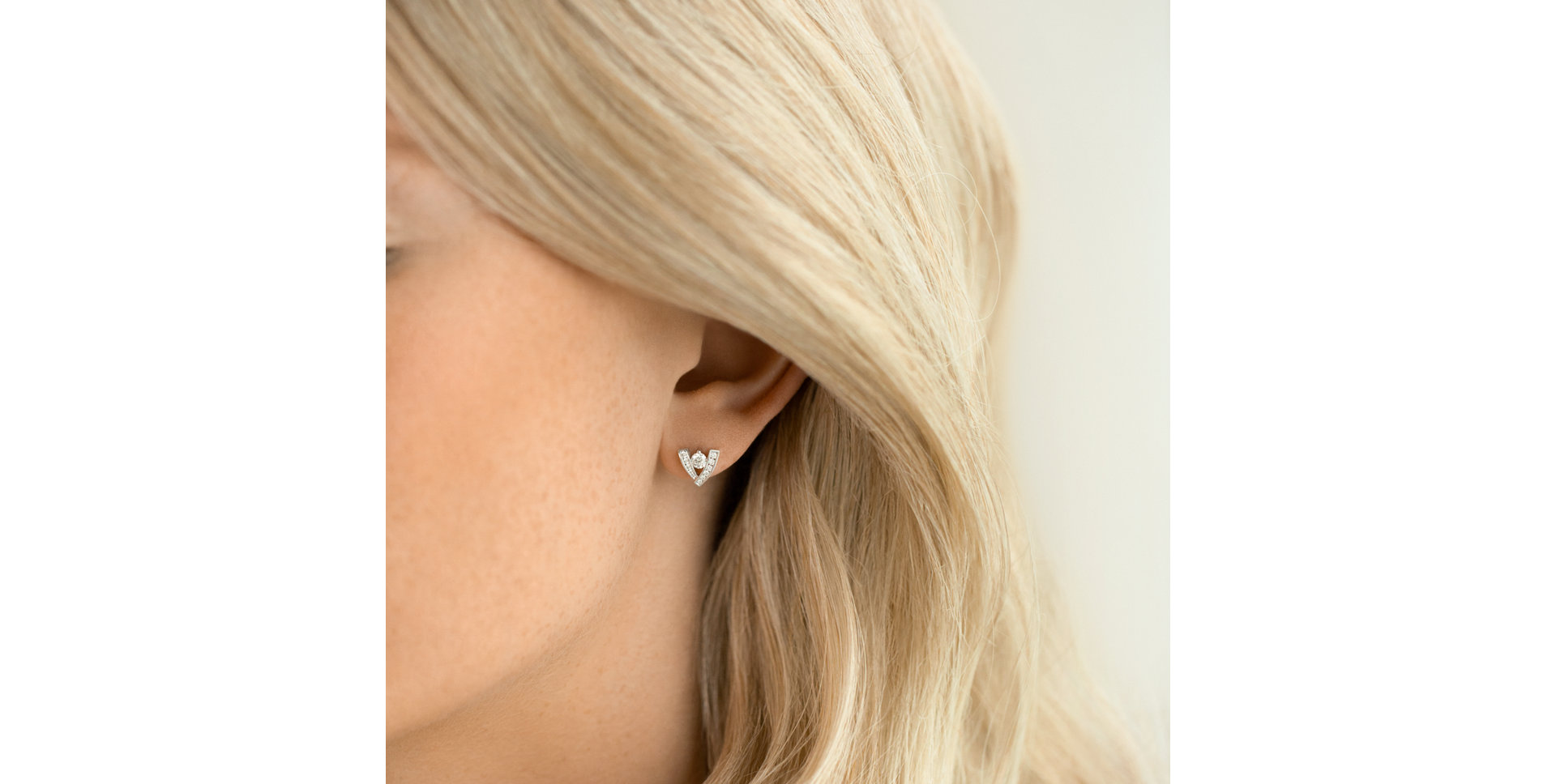 Náušnice s diamantmi Victorius