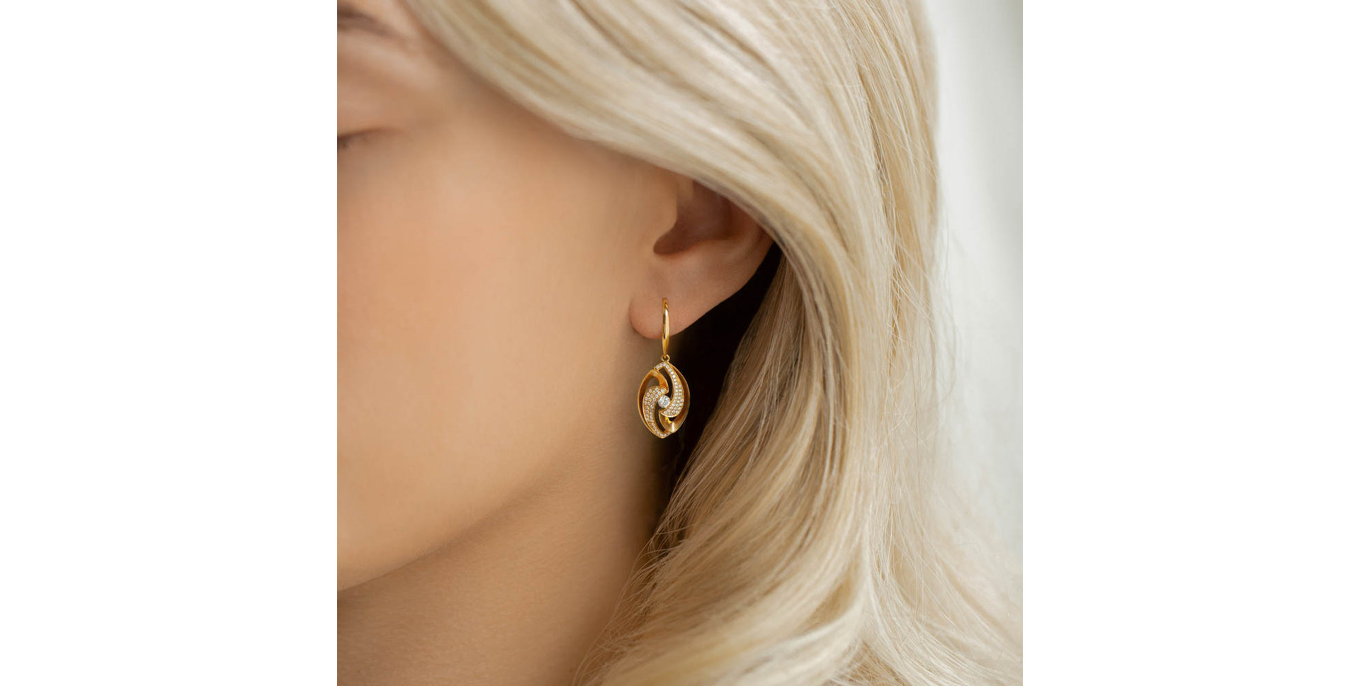 Náušnice s diamantmi Barnabas