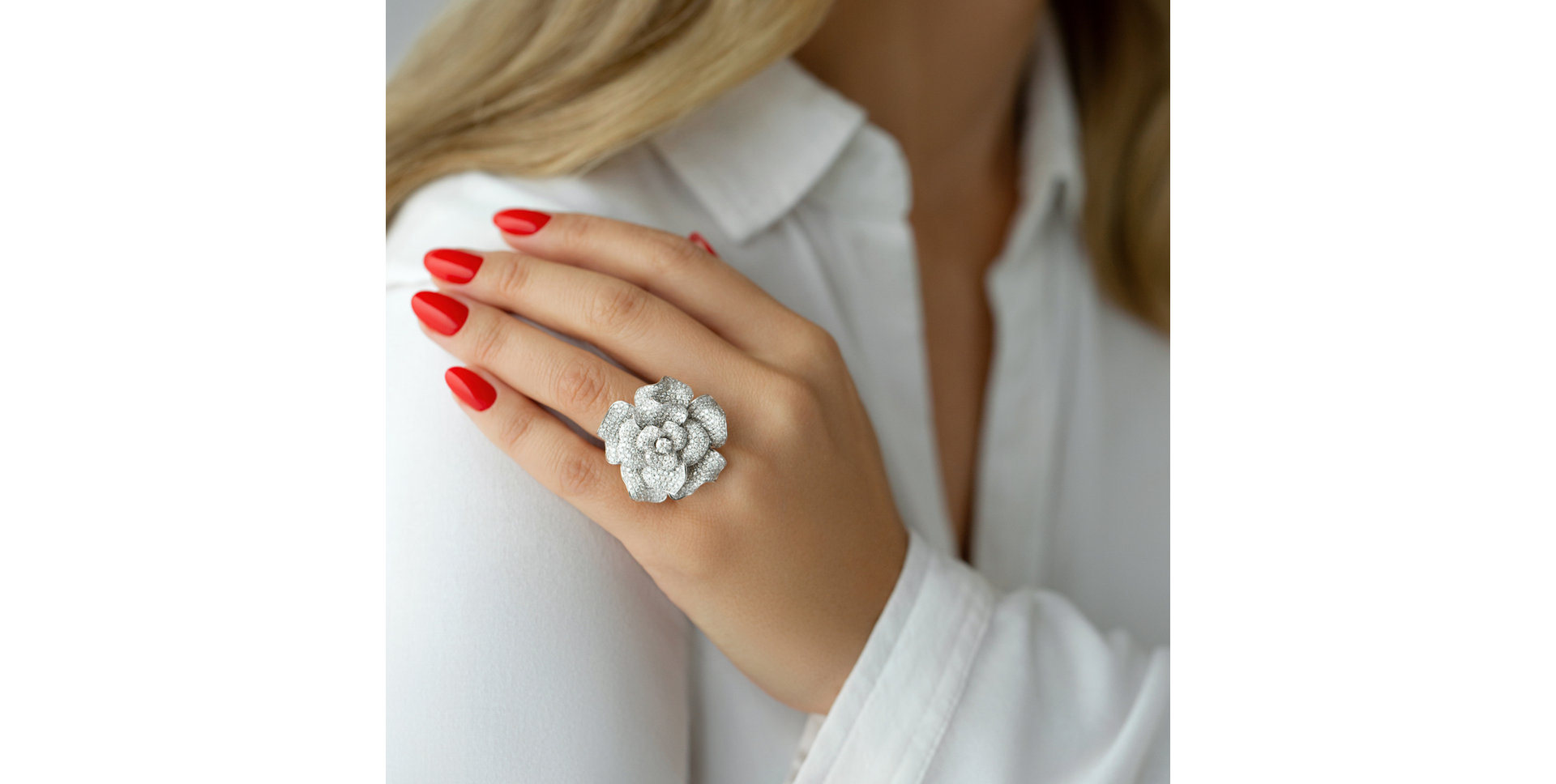 Prsteň s diamantmi Midnight Princess