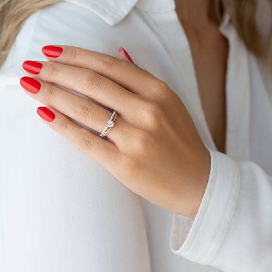 Prsteň s diamantmi Pride Love