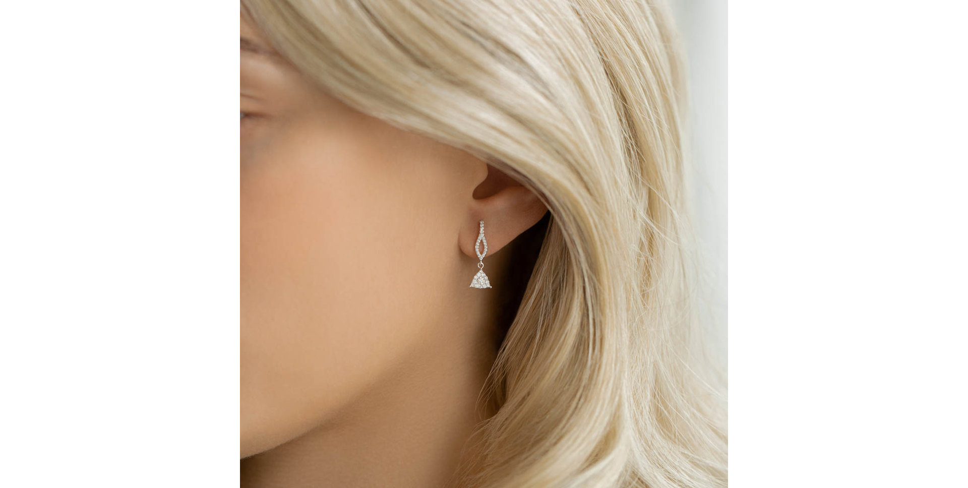 Náušnice s diamantmi Vanya Angelina