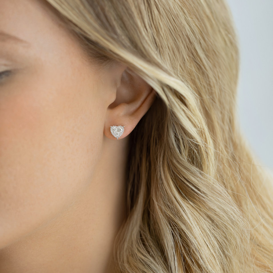 Náušnice s diamantmi Benevolence