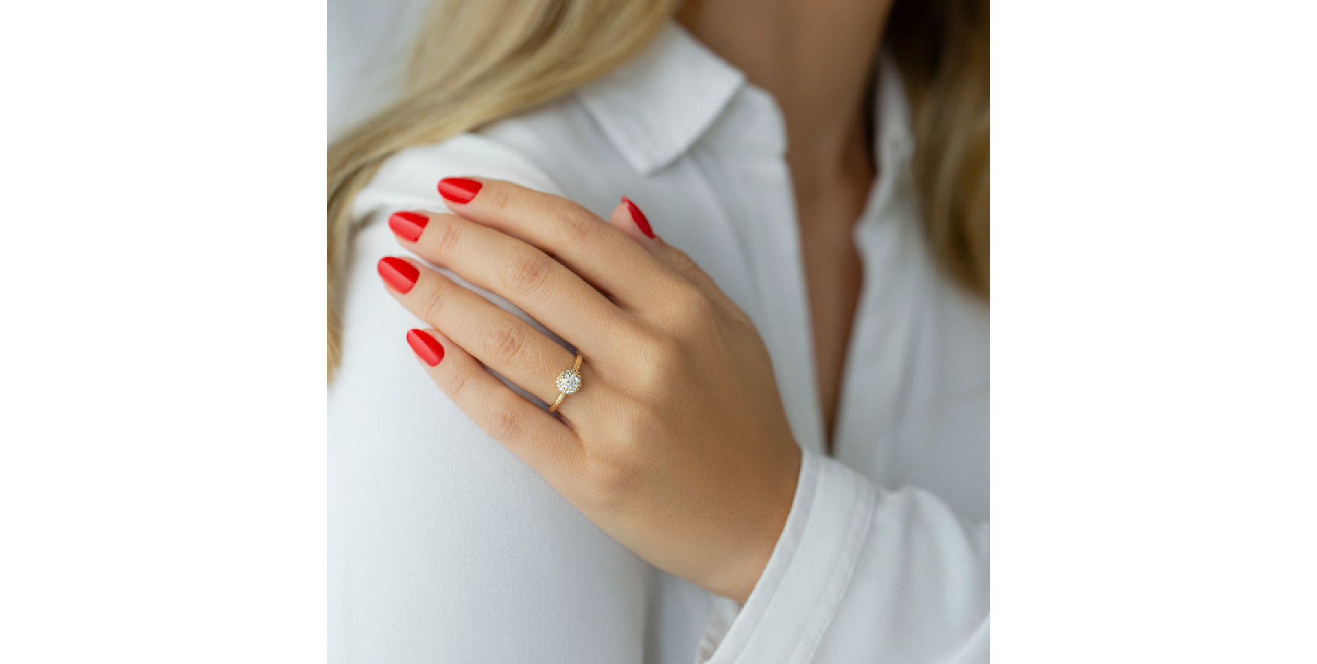 Prsteň s diamantmi Mystic Galaxy