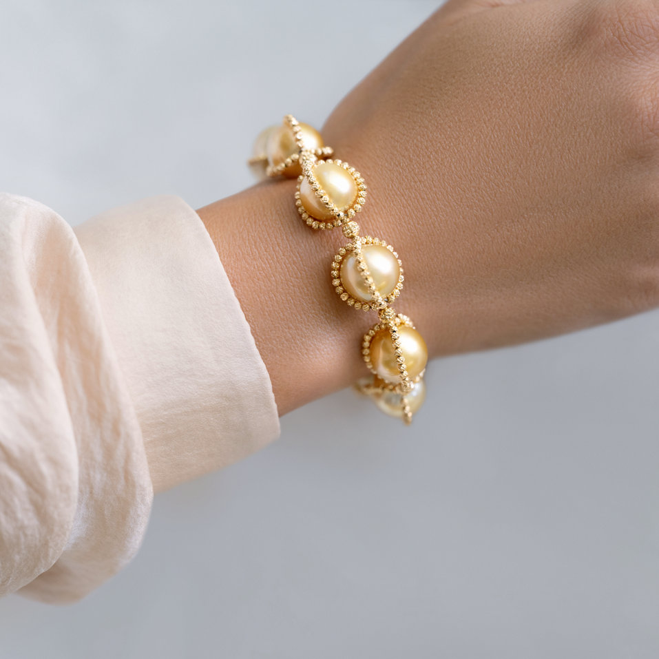 Náramok s perlami Delphina