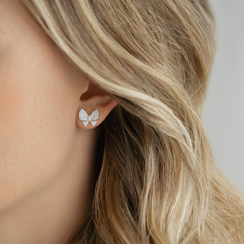 Náušnice s diamantmi Miraculous Wings